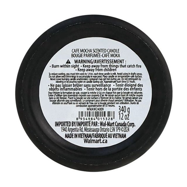 Aroma Light 12oz Con Panna Soy Wax Blended Scented Candle,1 cotton wick - Image 5